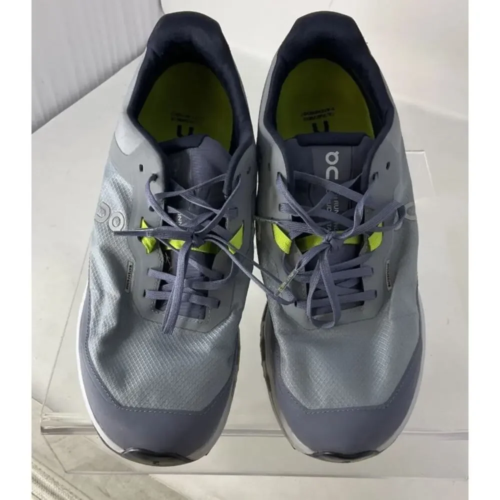 WATERPROOF TRAIL RUNNING On Cloudvista Gray Blue Shoes Mens 10.5